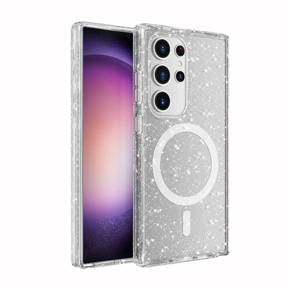 Samsung Galaxy S26 Ultra Star Case M-Safe Simli Şeffaf Kılıf