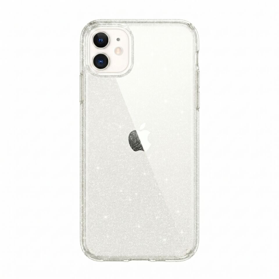 iPhone 11 Star Case Simli Şeffaf Kılıf
