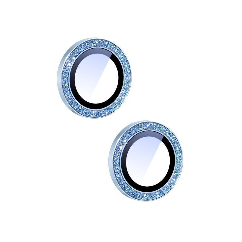 iPhone 15 Plus MiLi Glitter Safir Lens Kamera Koruyucu