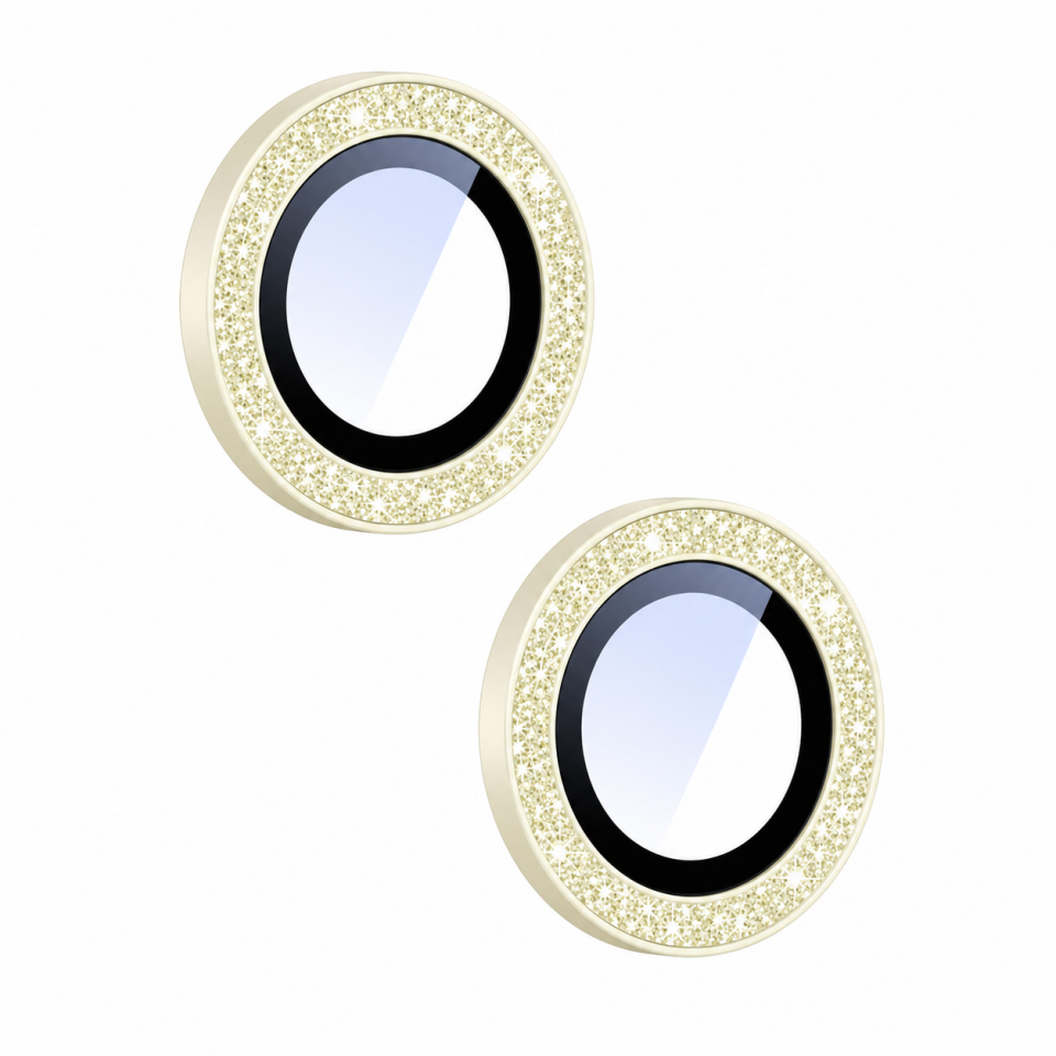 iPhone 15 MiLi Glitter Safir Lens Kamera Koruyucu