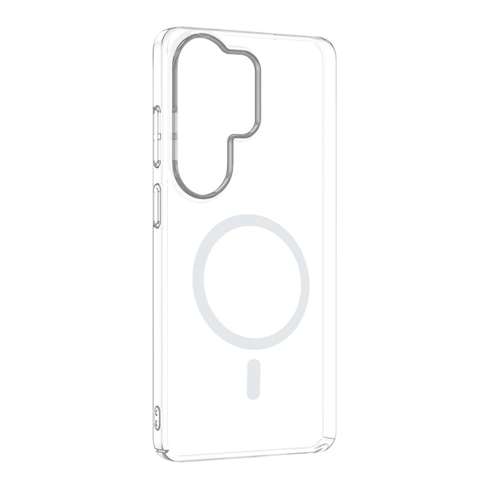 Samsung Galaxy S25 Ultra Kamera Korumalı MagSafe Uyumlu Şeffaf Mili Yoko Sert PC Kılıf