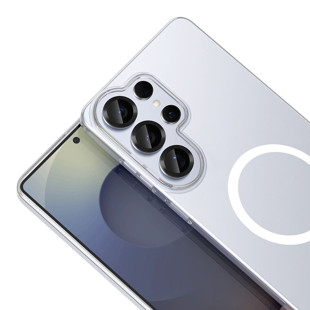 Samsung Galaxy S25 Ultra Kamera Korumalı MagSafe Uyumlu Şeffaf Mili Yoko Sert PC Kılıf