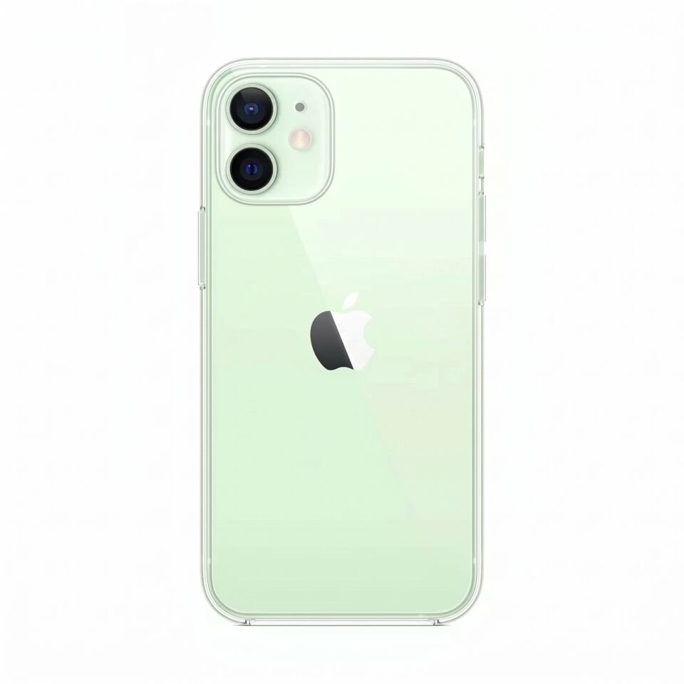 iPhone 12 Mini Orijinal Şeffaf Sert PC Mili Clear Case