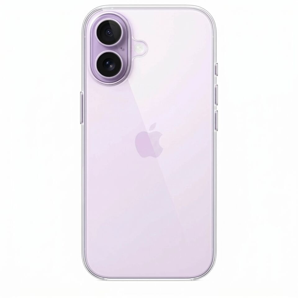 iPhone 16 Orijinal Şeffaf Sert PC Mili Clear Case