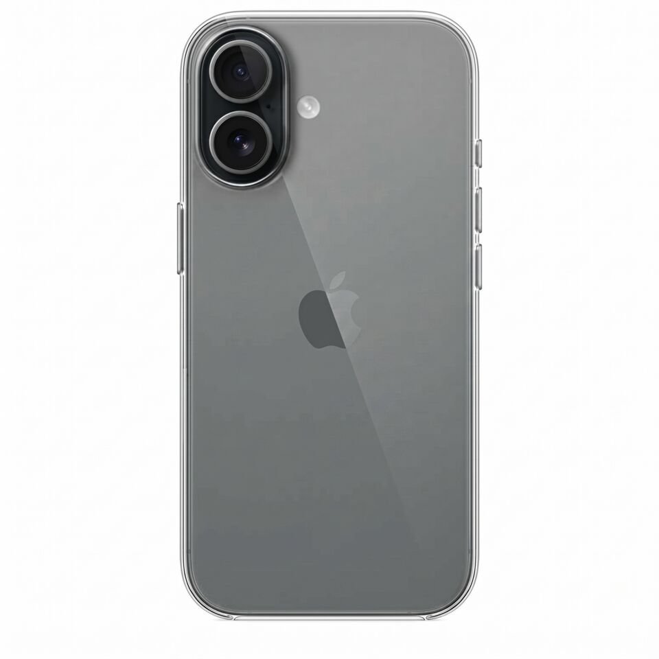 iPhone 16 Orijinal Şeffaf Sert PC Mili Clear Case