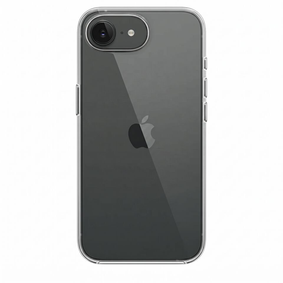 iPhone 16E Orijinal Şeffaf Sert PC Mili Clear Case