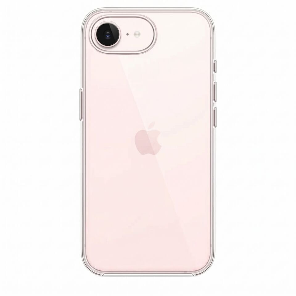 iPhone 16E Orijinal Şeffaf Sert PC Mili Clear Case