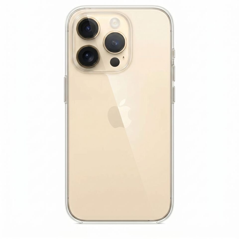iPhone 16 Pro Orijinal Şeffaf Sert PC Mili Clear Case