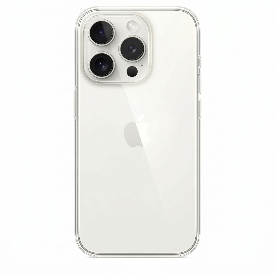 iPhone 16 Pro Orijinal Şeffaf Sert PC Mili Clear Case