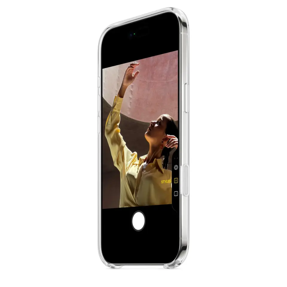 iPhone 16 Plus Orijinal Şeffaf Sert PC Mili Clear Case