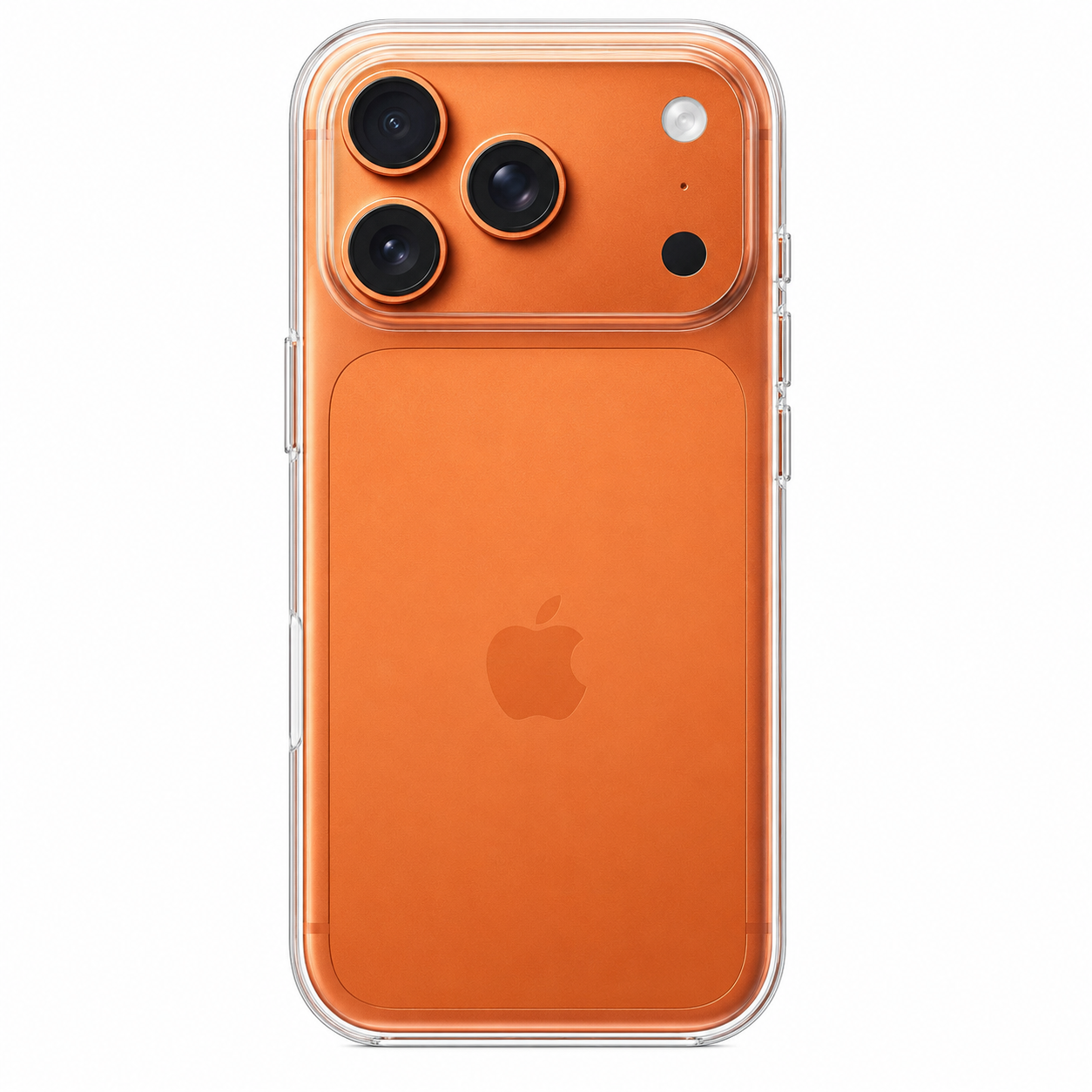 iPhone 17 Pro Orijinal Şeffaf Sert PC Mili Clear Case