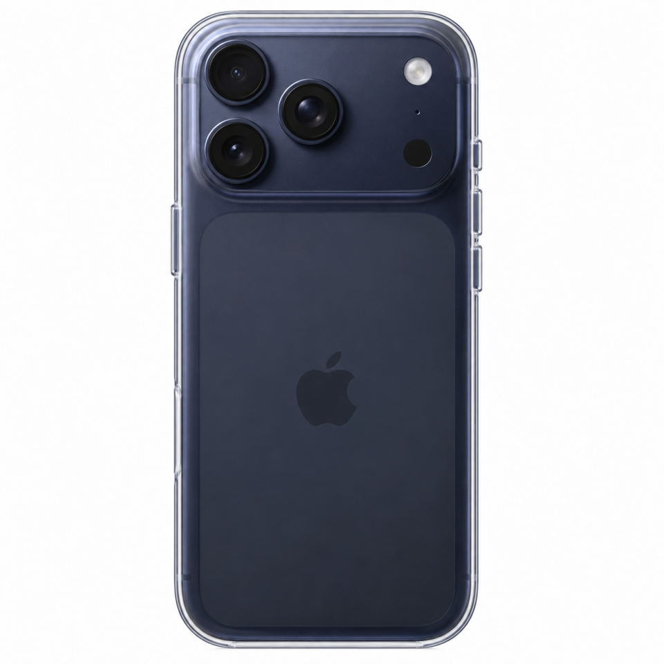 iPhone 17 Pro Orijinal Şeffaf Sert PC Mili Clear Case