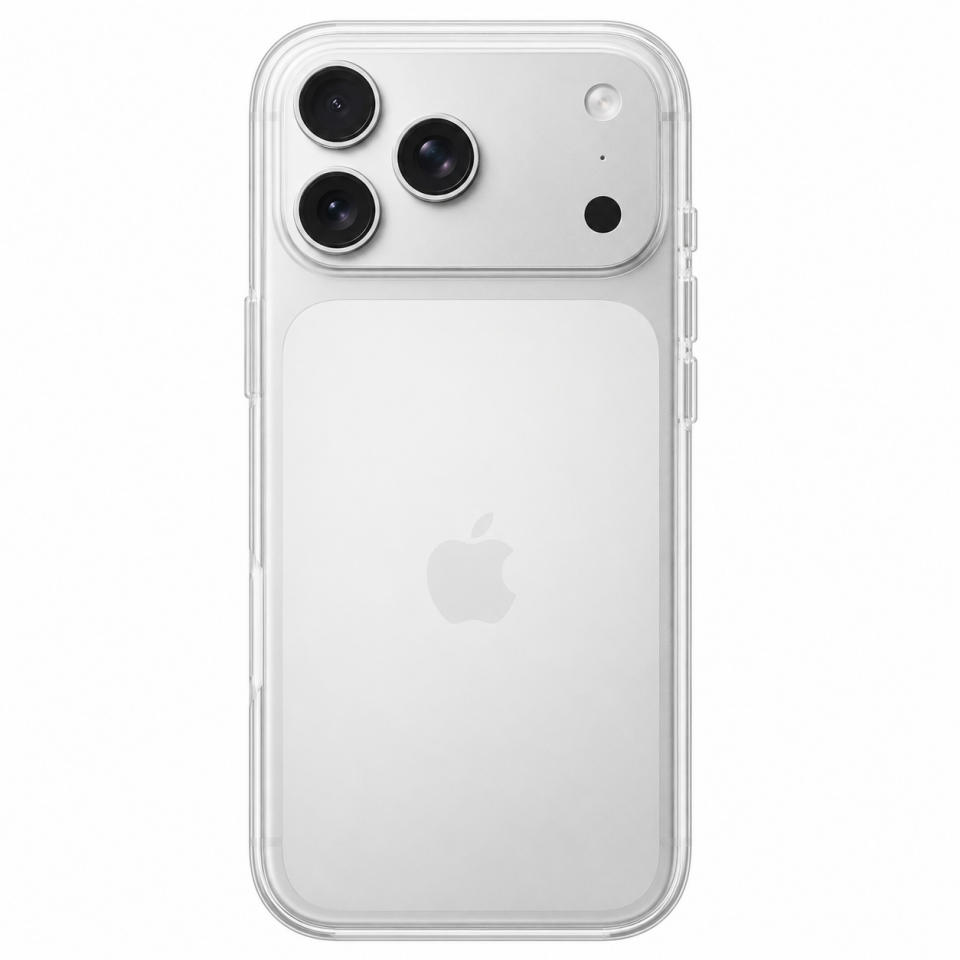 iPhone 17 Pro Orijinal Şeffaf Sert PC Mili Clear Case