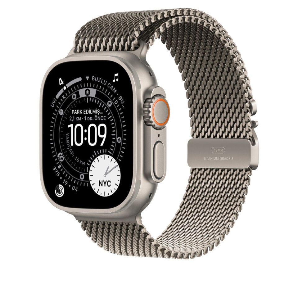 MiLi Apple Watch Titanyum Milano Loop