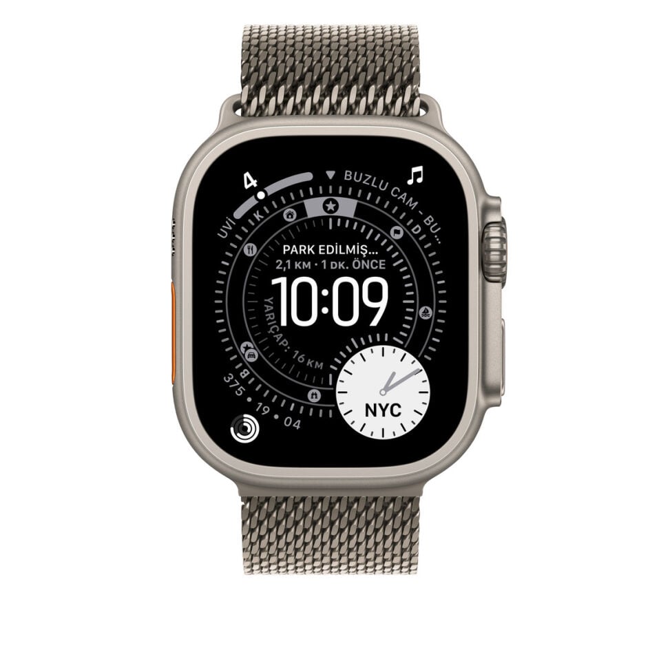 MiLi Apple Watch Titanyum Milano Loop