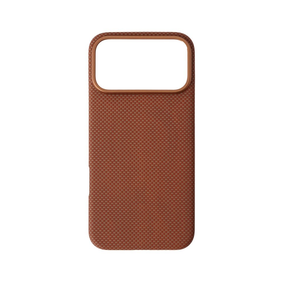 VIPER TitanFiber™ Fusion | 1500D Aramid Fiber Drift Amber - iPhone 17 Pro Max Alüminyum Zırhlı MagSafe Kılıf