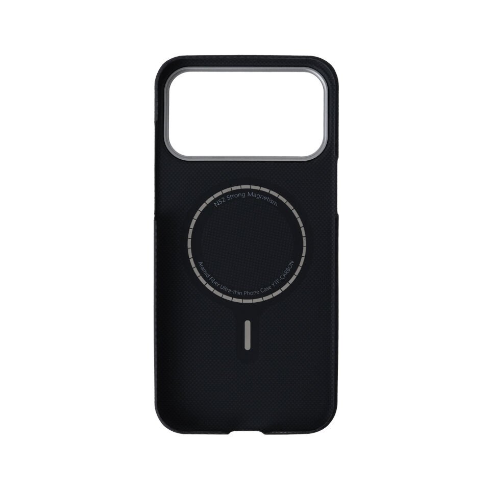 VIPER TitanFiber™ Stealth | 1500D Aramid Fiber Stealth Black - iPhone 17 Pro Alüminyum Zırhlı MagSafe Kılıf