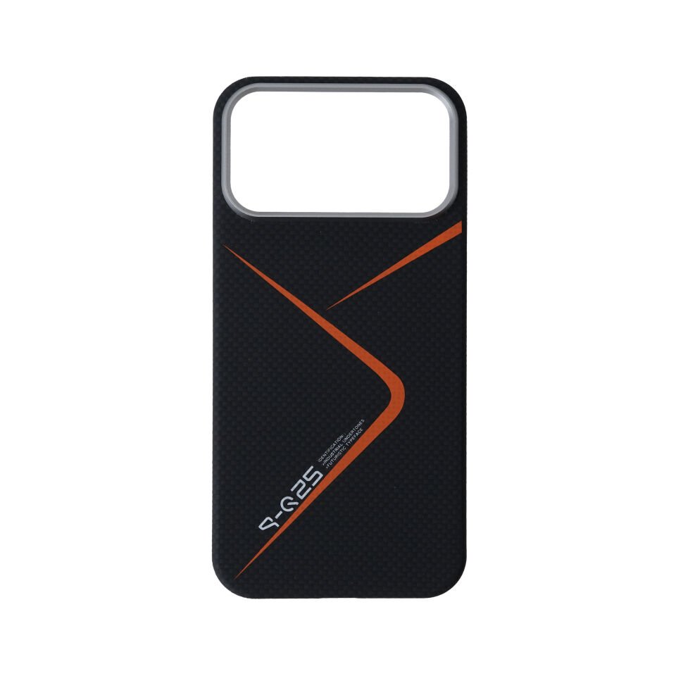 VIPER TitanFiber™ Velocity | 1500D Aramid Fiber Orange Circuit - iPhone 17 Pro Max Alüminyum Zırhlı MagSafe Kılıf