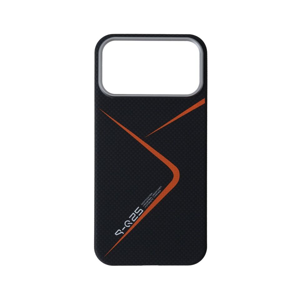 VIPER TitanFiber™ Velocity | 1500D Aramid Fiber Orange Circuit - iPhone 17 Pro Alüminyum Zırhlı MagSafe Kılıf