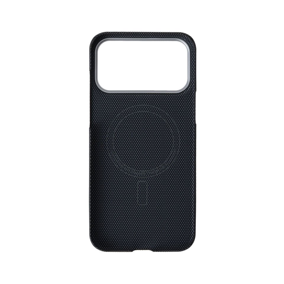 VIPER TitanFiber™ Fusion | 1500D Aramid Fiber Titanium Grey - iPhone 17 Pro Max Alüminyum Zırhlı MagSafe Kılıf