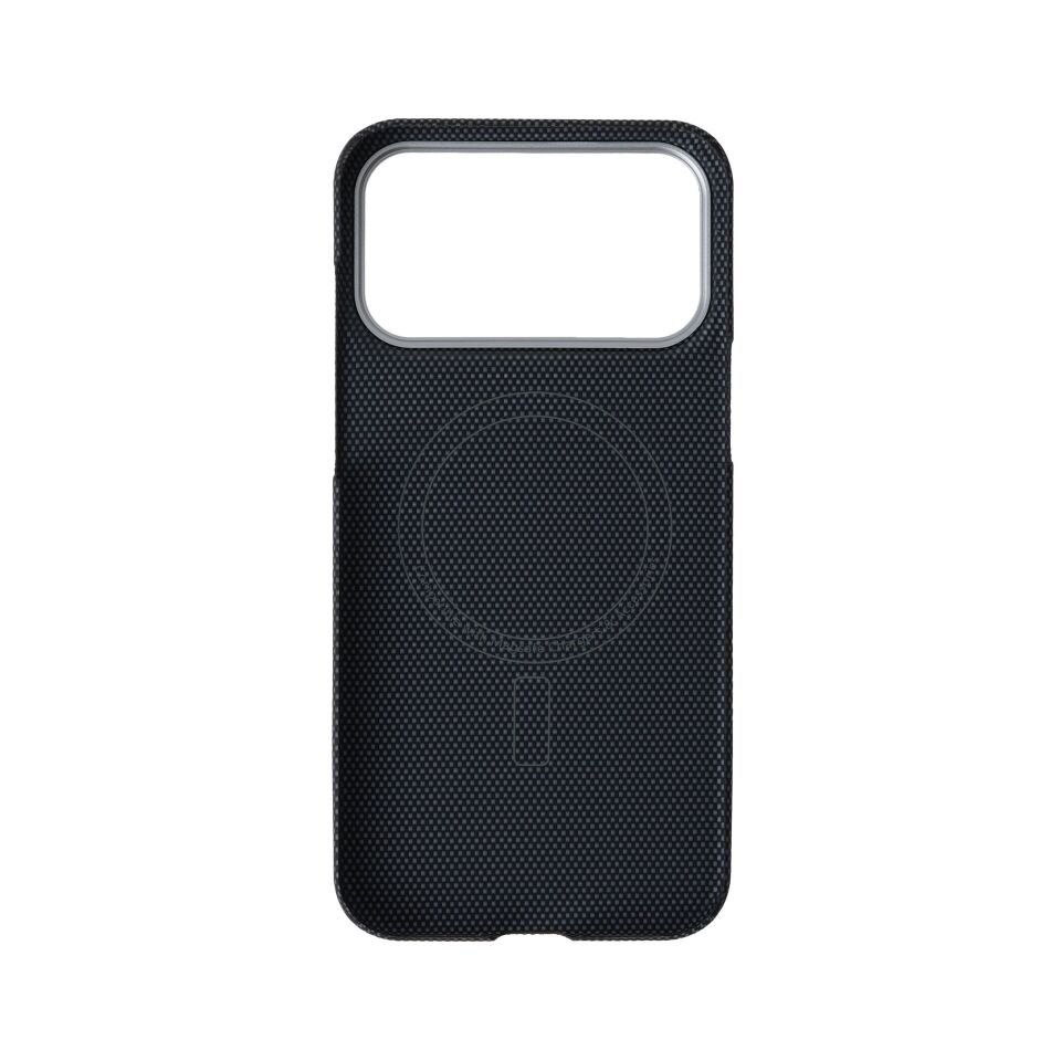 VIPER TitanFiber™ Fusion | 1500D Aramid Fiber Titanium Grey - iPhone 17 Pro Alüminyum Zırhlı MagSafe Kılıf