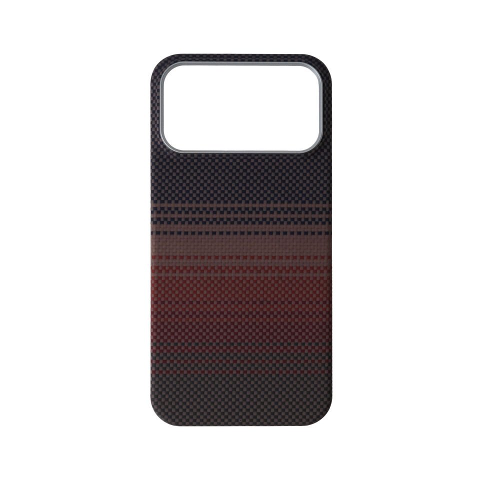 VIPER TitanFiber™ Horizon | 1500D Aramid Fiber Sunset Fusion - iPhone 17 Pro Max Alüminyum Zırhlı MagSafe Kılıf