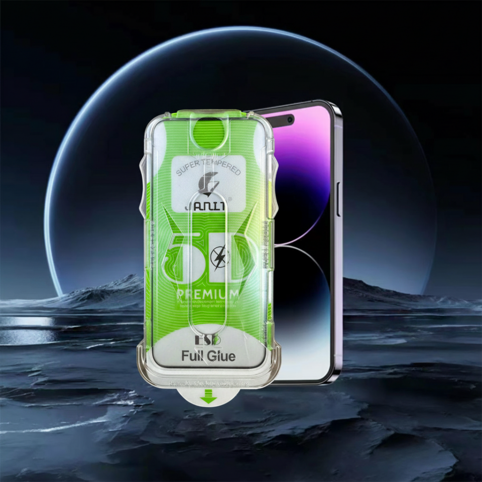 Mili iPhone 15 Pro Max Magic Glass Ekran Koruyucu Aparatlı