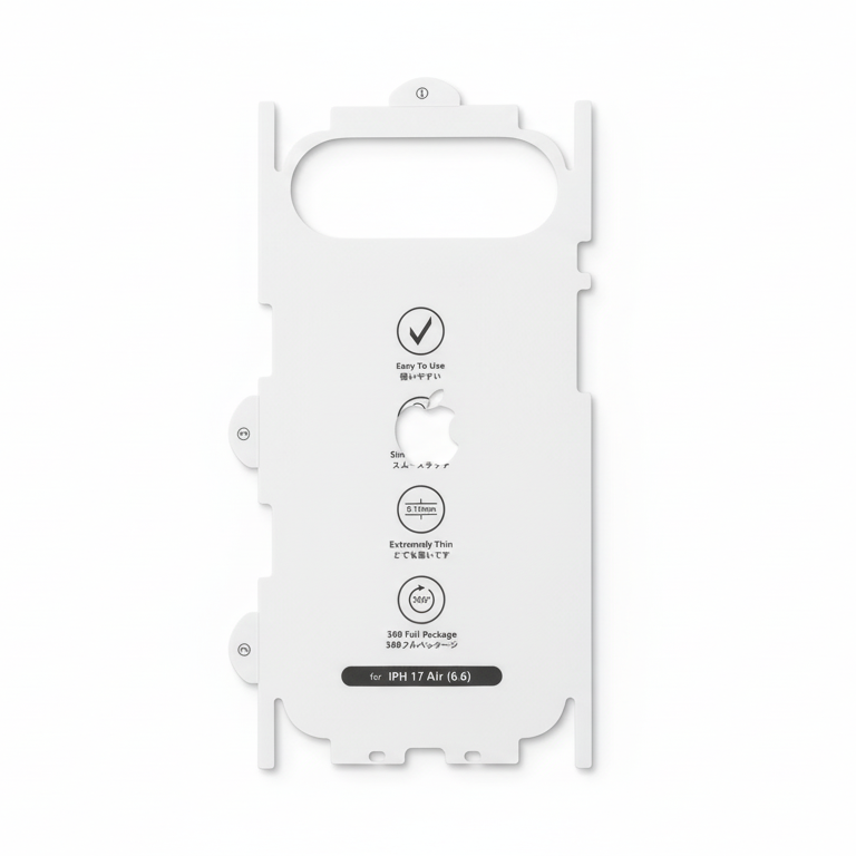 Mili iPhone Air 0.15mm Full Body Arka Gövde Kaplama