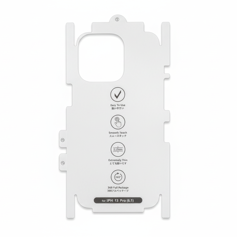 Mili iPhone 13 Pro 0.15mm Full Body Arka Gövde Kaplama