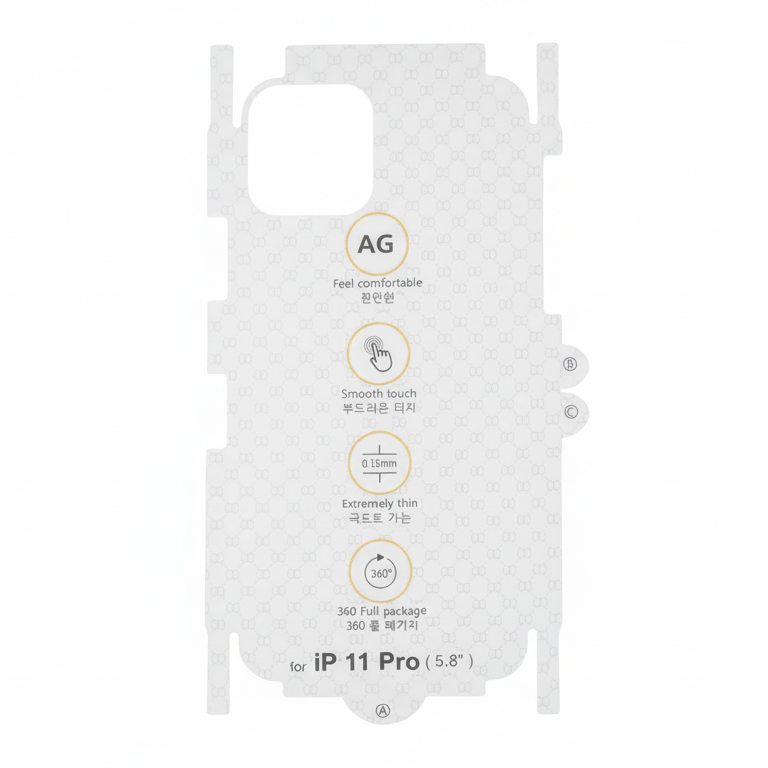 Mili iPhone 11 Pro 0.15mm Full Body Arka Gövde Kaplama
