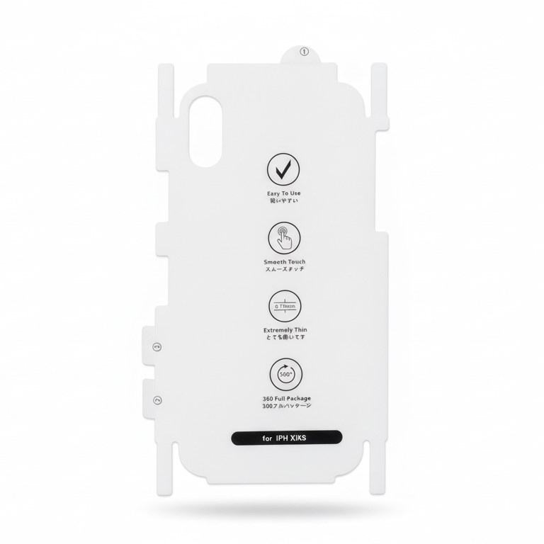 Mili iPhone XS 0.15mm Full Body Arka Gövde Kaplama