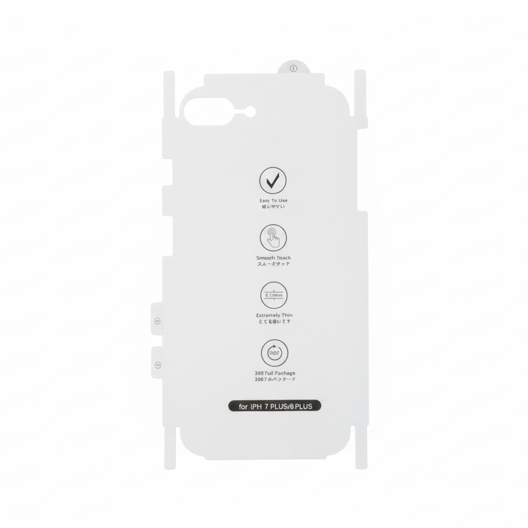 Mili iPhone 7 Plus / 8 Plus 0.15mm Full Body Arka Kaplama