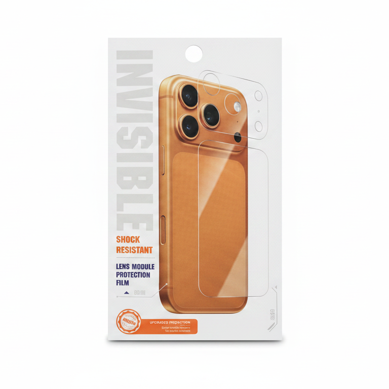 Mili iPhone 17 Pro Max 3D Invisible Armor Lens ve Gövde Seti