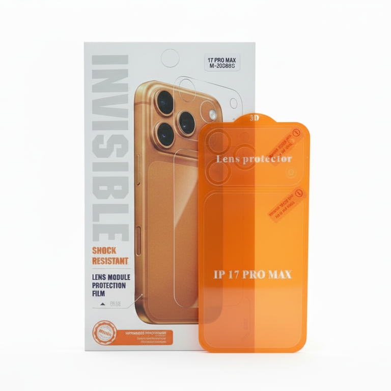 Mili iPhone 17 Pro Max 3D Invisible Armor Lens ve Gövde Seti
