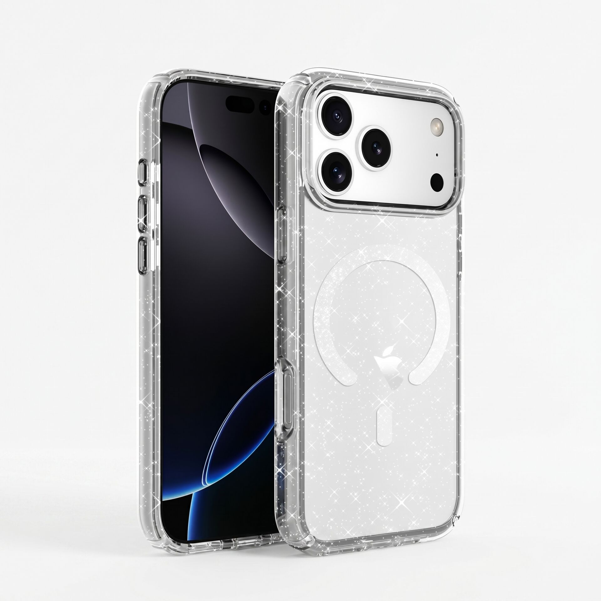 iPhone 17 Pro Max Star Case MagSafe Simli Şeffaf Kılıf